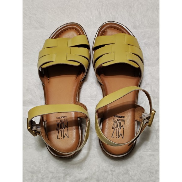 Miz Mooz Leather Fisherman Ankle Strap Sandals - Sabby Women's Sz US 7.5-8 EU 38 - Picture 3 of 8